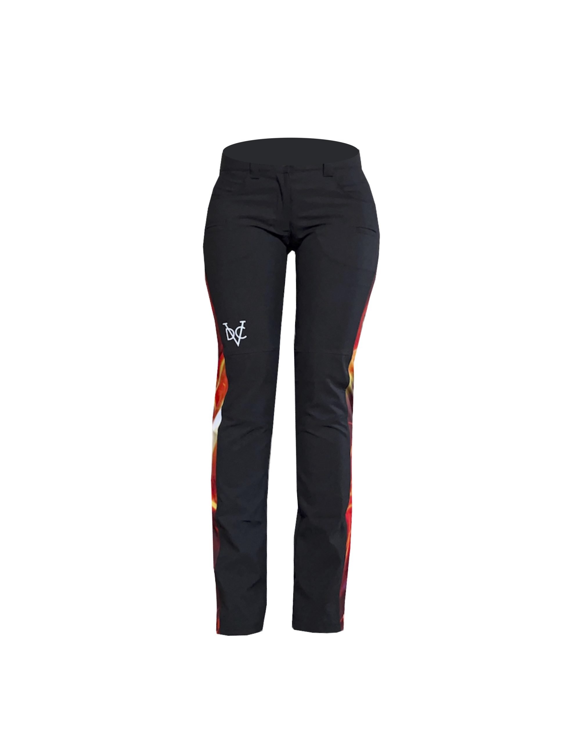 TDS Shooting Wear Sublimation IPSC Lady Pants Fire Design - view 2