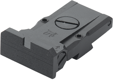 LPA TRT92BW07 Adjustable Rear Sight For CZ 75 Tactical Sport for CZ 75 TS, CZ TS Orange