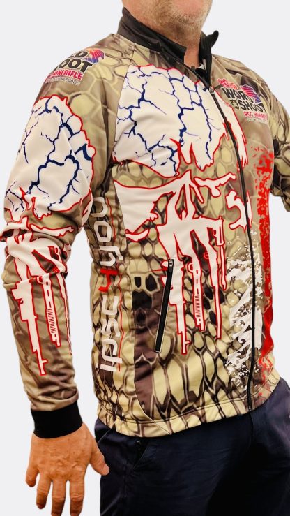 World Shoot PCC Mini Rifle 2025 Sublimation SoftShell Jacket - Image 2