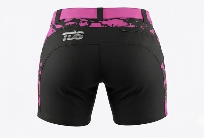 TDS Custom Wear IPSC Lady Shooting Short Pants Pink - view 2