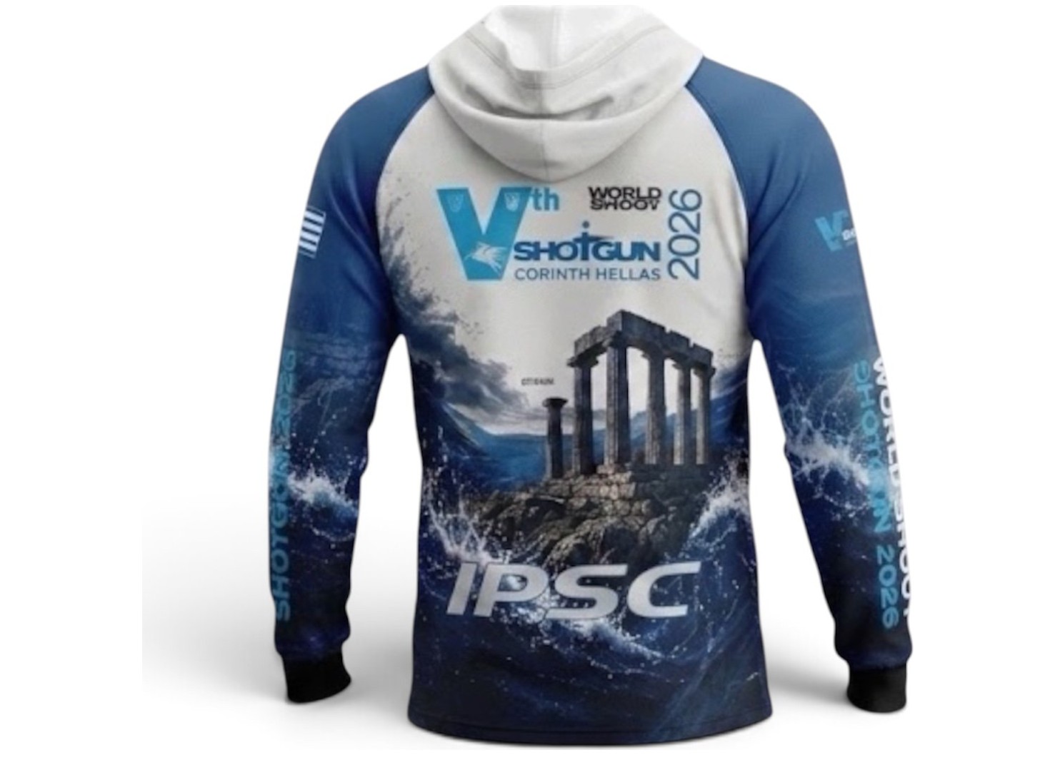 IPSC 2026 Shotgun World Shoot Hooded Long Sleeve Shirt - view 3