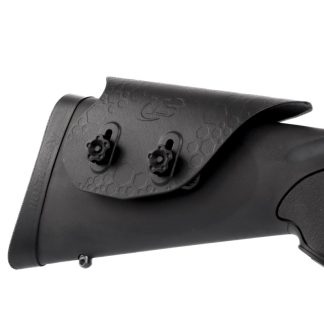 Adjustable cheek rest for shotguns for right hand shooter