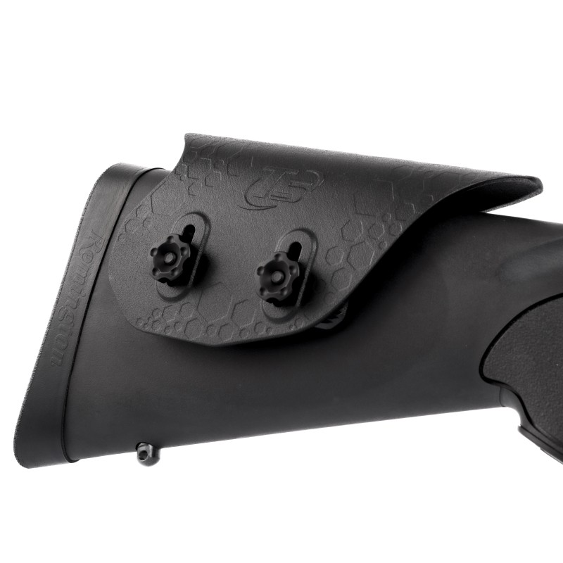 Adjustable cheek rest for shotguns for right hand shooter