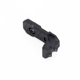 M-Lok barricade stop with finger rest