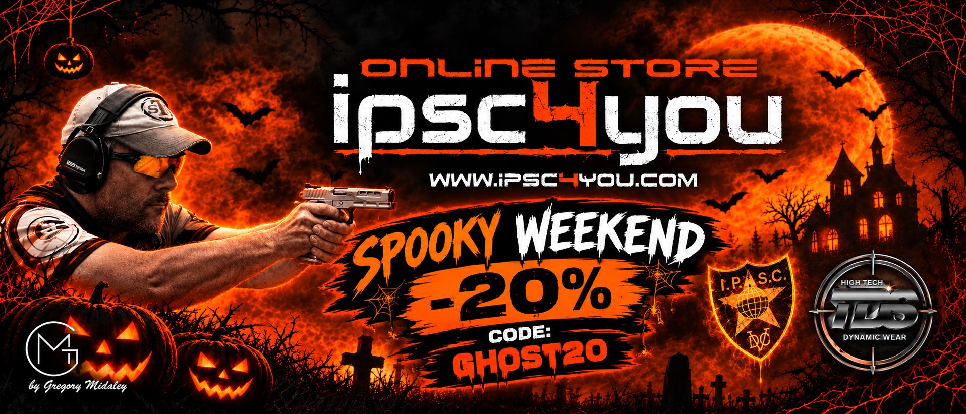 Spooky Weekend at IPSC4You - 20% off with code GHOST20