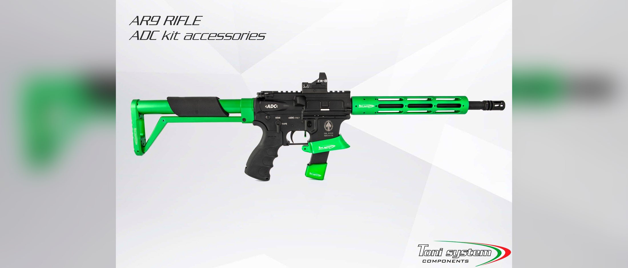 Toni System AR9 rifle ADC kit accessories