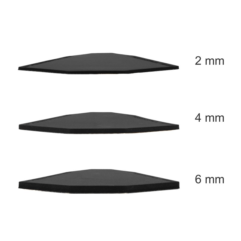 Adhesive soft cheek pad 2 mm