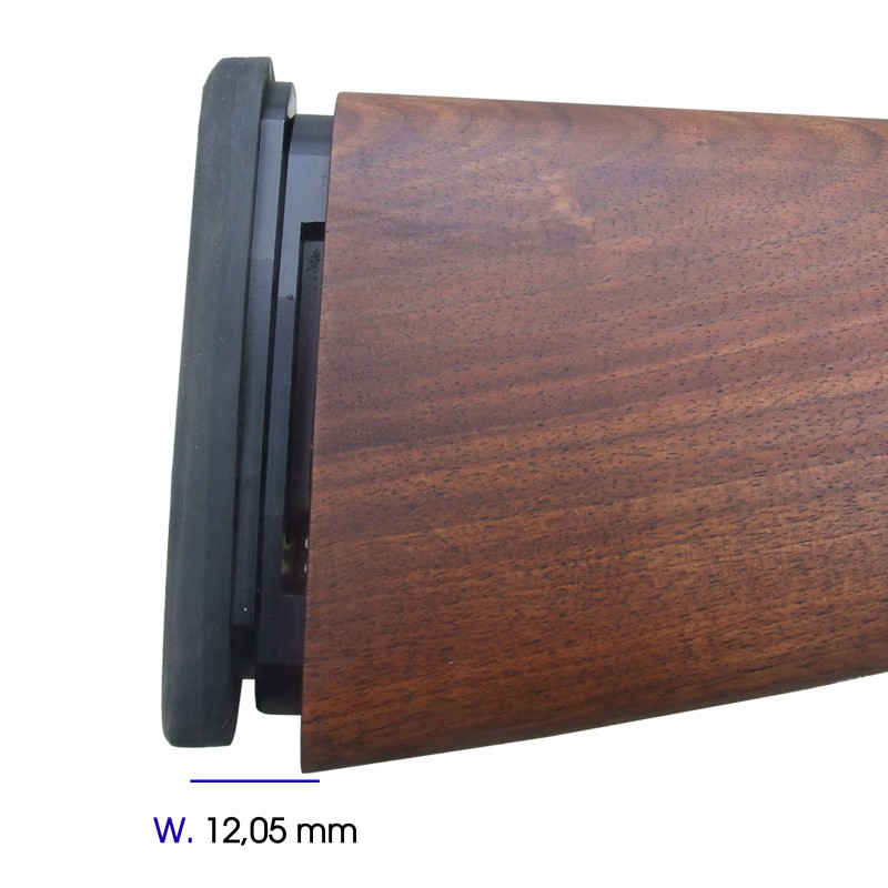 Butt-plate kit for adjustable stock in deviation and rotation