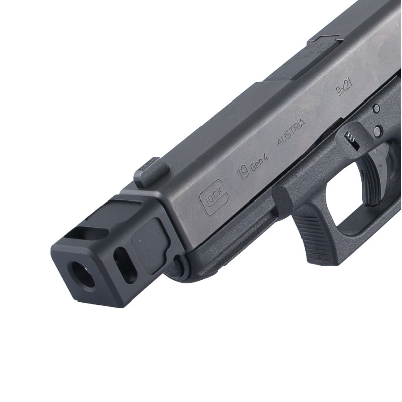 Compensator for Glock 19-45 gen.4-5, thread 13.5x1 LH