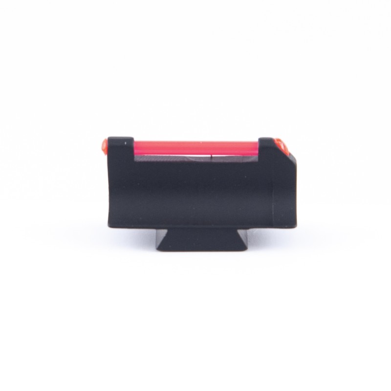 Dovetail sight for carbine, height 12 mm, red fiber optic 1,5mm