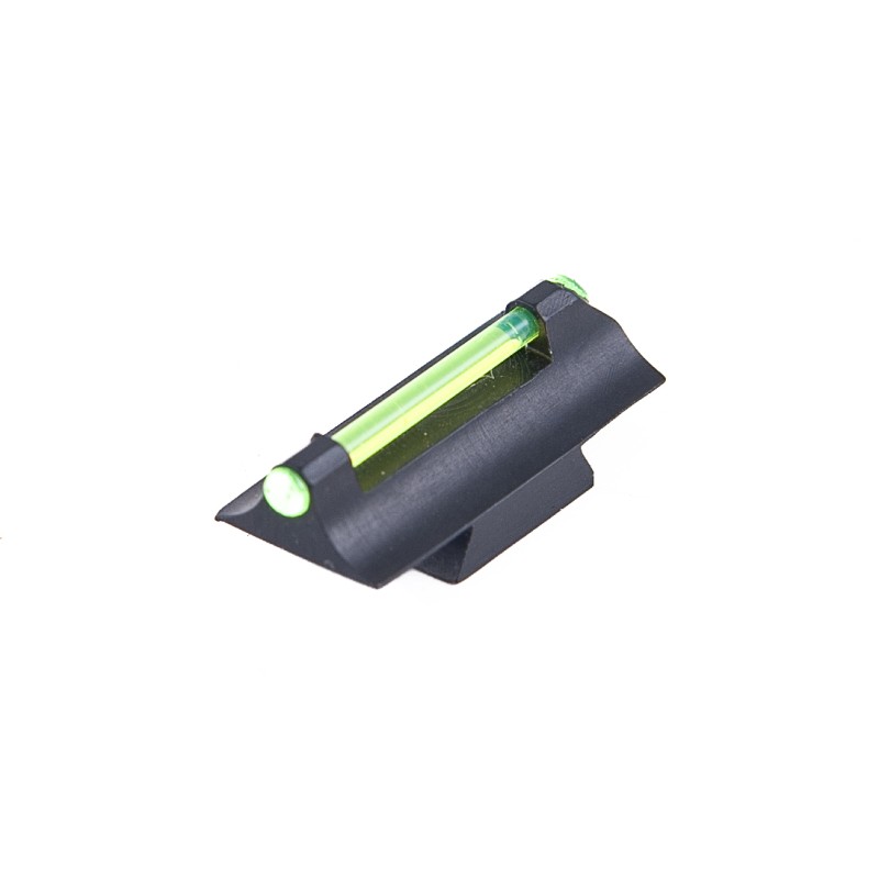Dovetail sight for carbine, height 8 mm, green fiber optic 1,5mm