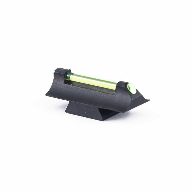 Dovetail sight for carbine, height 8 mm, green fiber optic 1,5mm