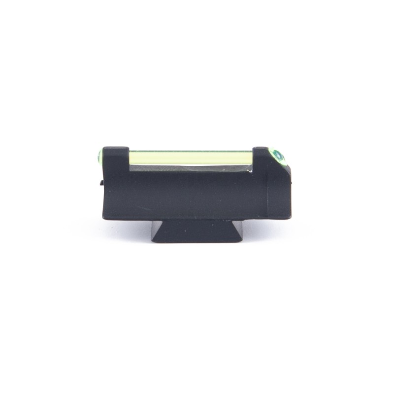 Dovetail sight for carbine, height 9 mm, green fiber optic 1,5mm