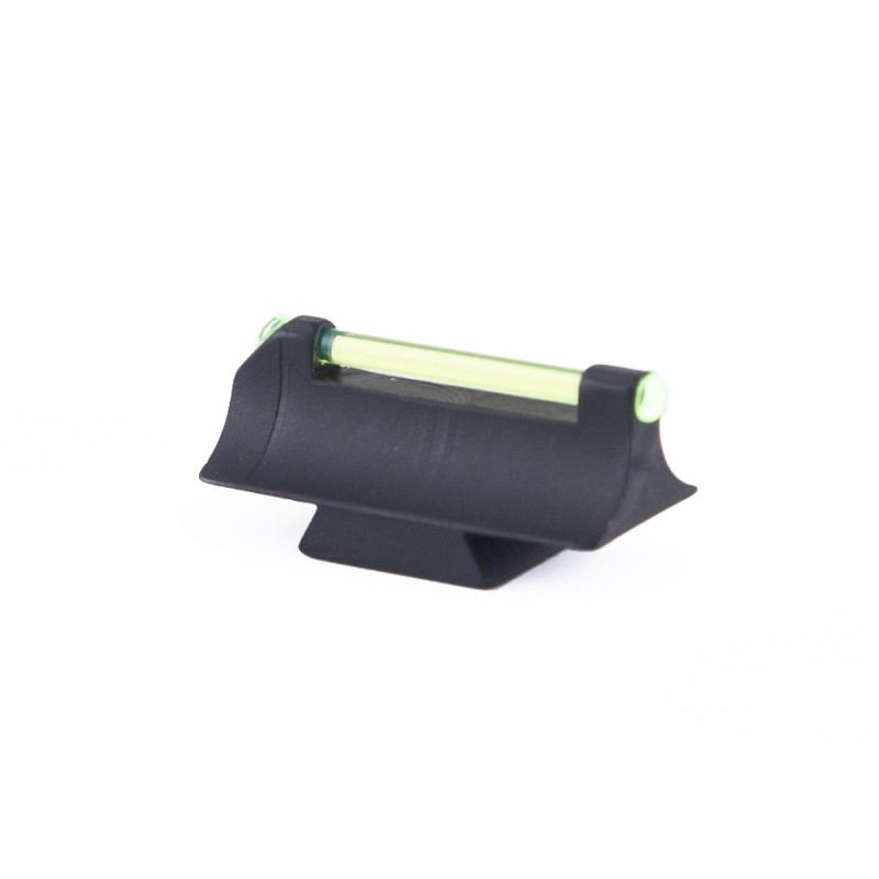 Dovetail sight for carbine, height 9 mm, green fiber optic 1,5mm