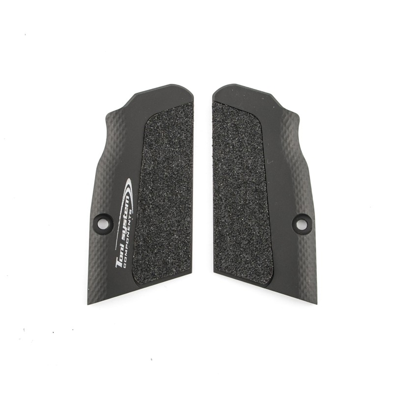 High-grip ultra short grips - small frame for Tanfoglio Domina and Limited Custom in the Unica set-up