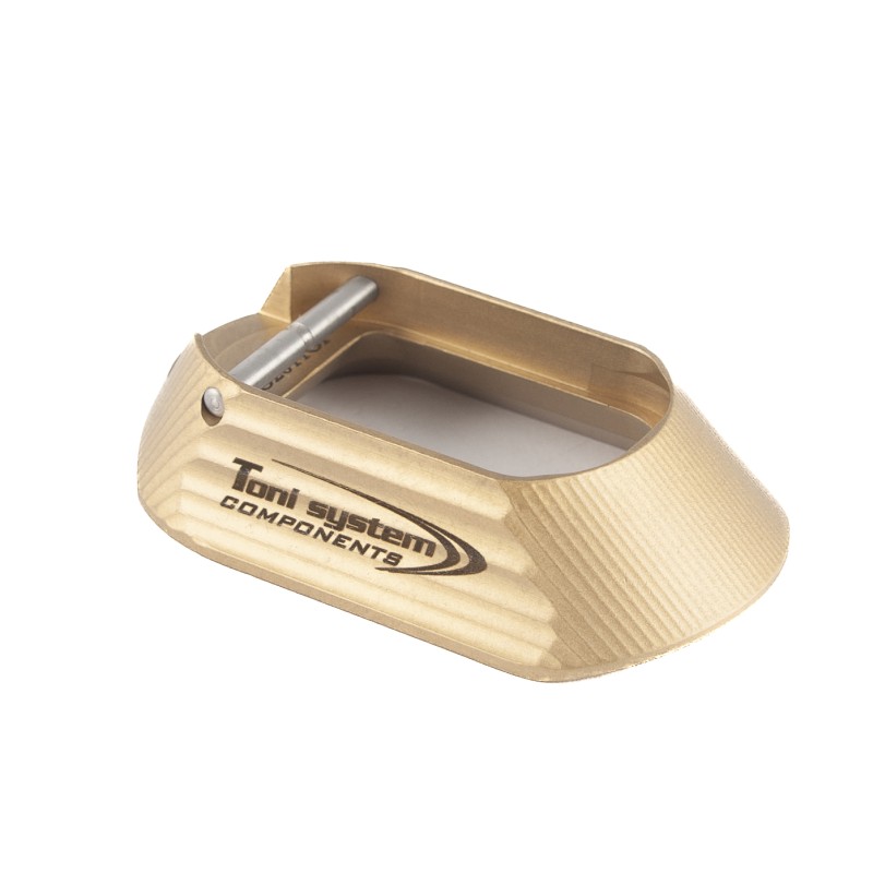 Open magwell for 2011 in brass