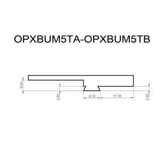 Red dot dovetail base plate (type A) for Bul M5 Tactical