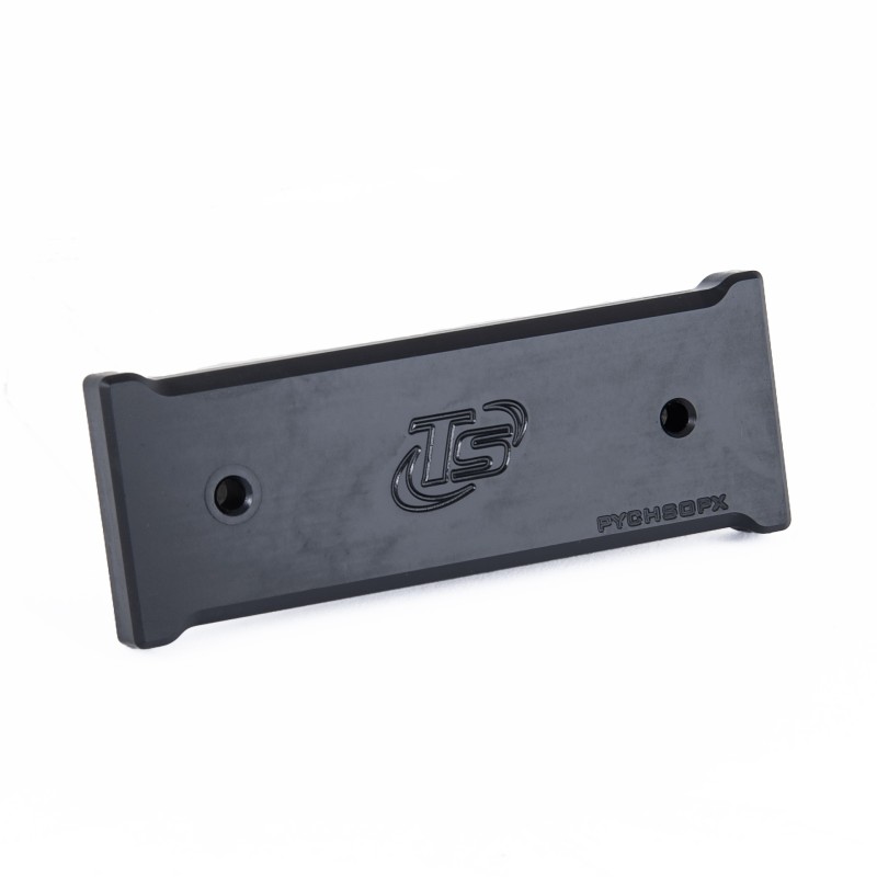 Red dot plate mounting tool in polymer