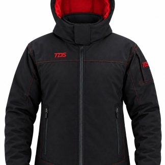 TDS Wear All-Weather Jacket 2-in-1 – front view, hood down